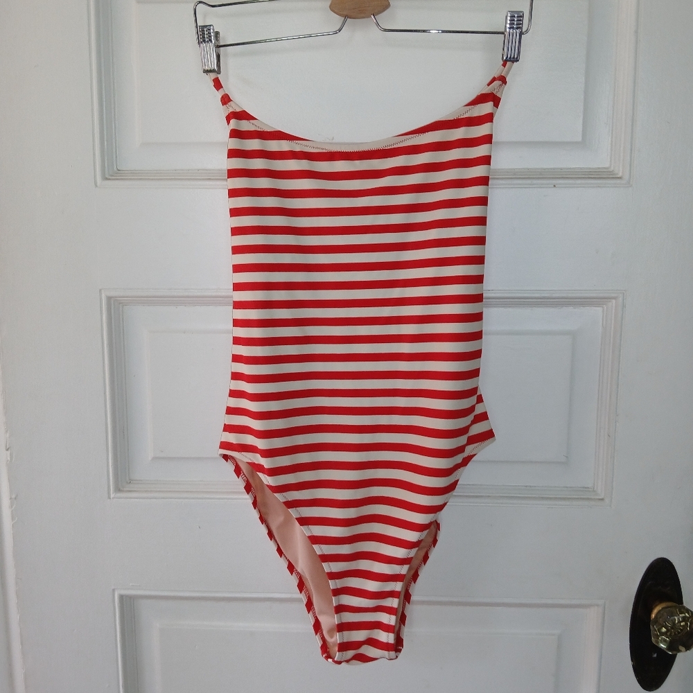 Striped J Crew One Piece Size 12